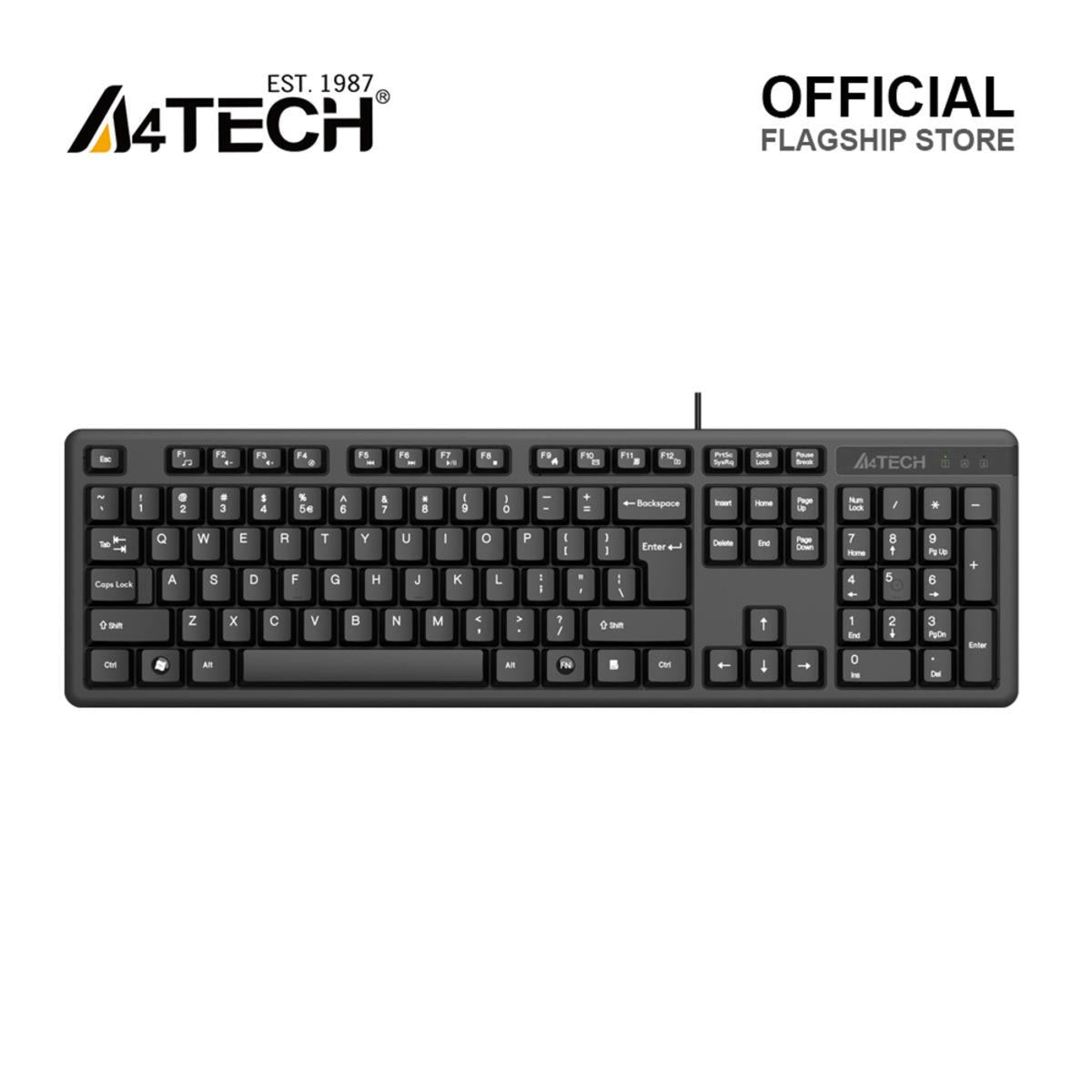 A4tech Fstyler FX51 Scissor Switch Compact Wired Keyboard