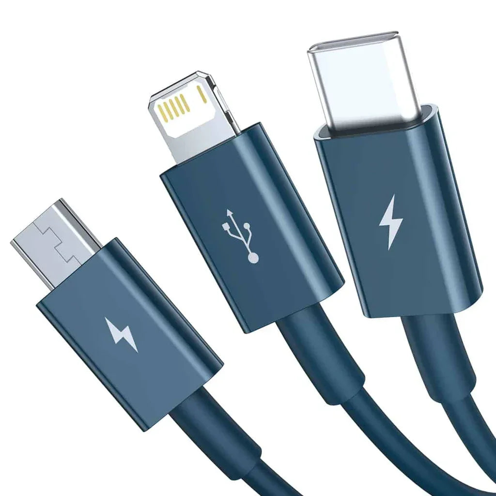 Baseus Superior Series USB to M+L+C 3.5A 1.5M Cable – Best Price in Pakistan | Dynsol.pkl - dynsol