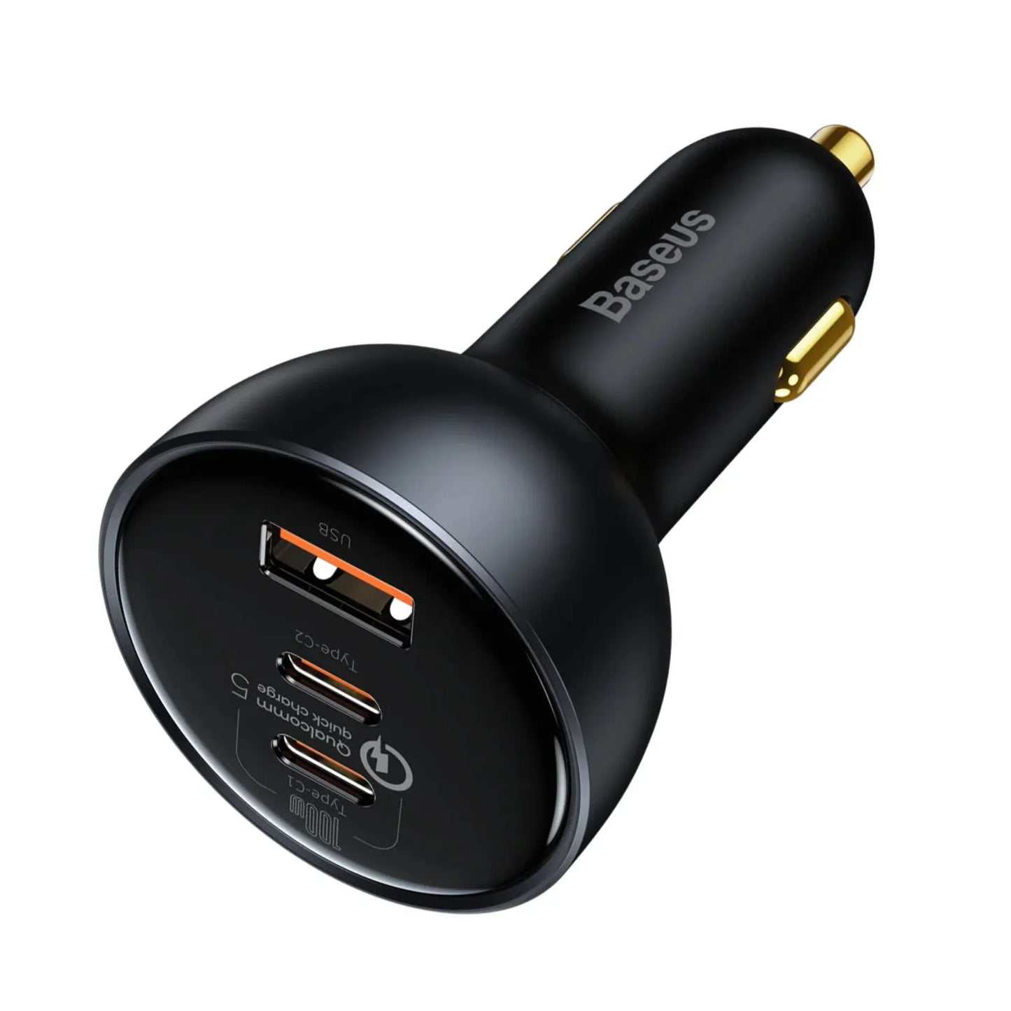 BASEUS Qualcomm Quick Charge 5 Multiport Fast Charge Car Charger C+C+U – 160W - dynsol