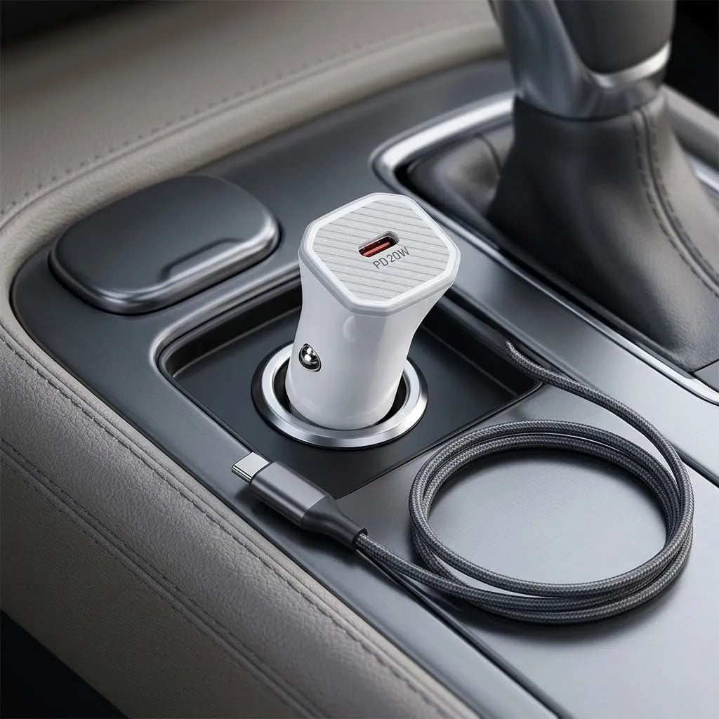 Faster FCC 300 iOS iOS Car Charger – iOS cable version & vehicle charging