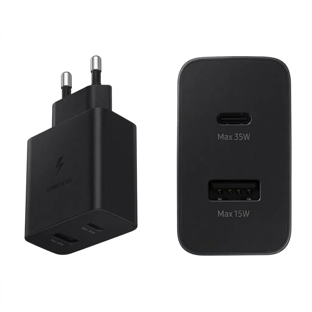Faster V500 35W Charger C to C – 35W Rated Output, USB-C to USB-C Setup