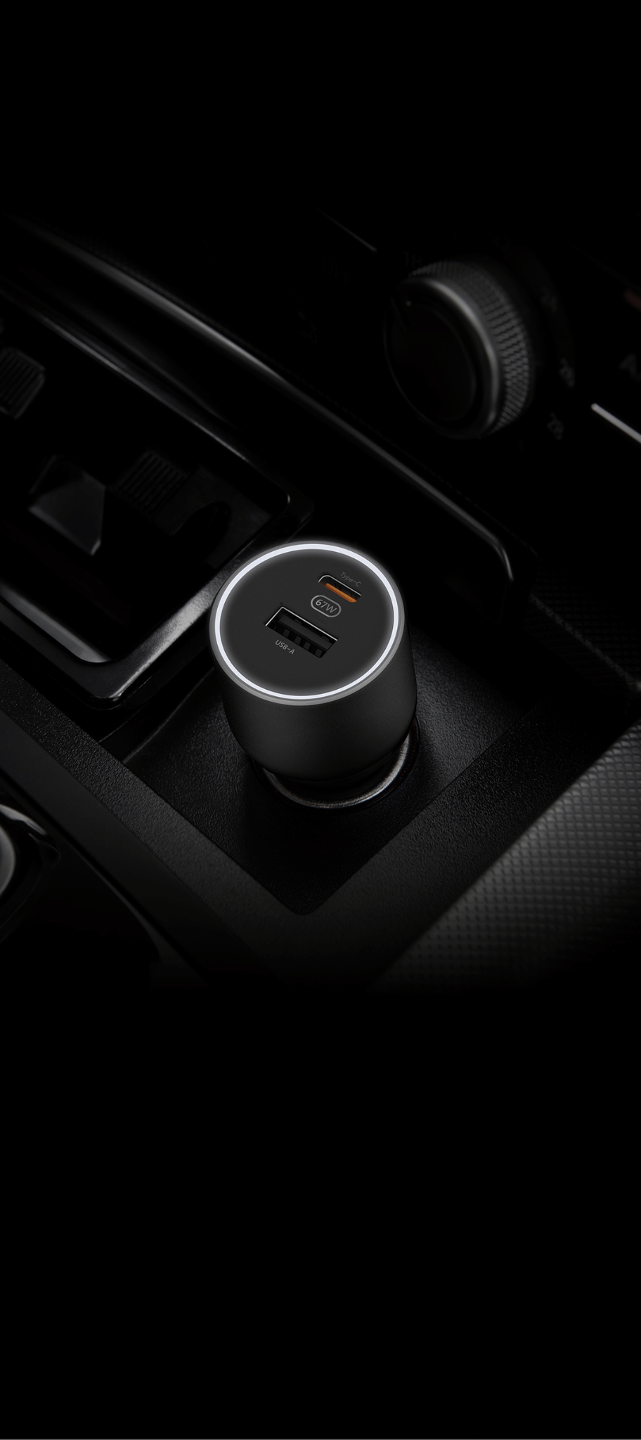 Mi 67W Car Charger (USB-A + Type-C)
