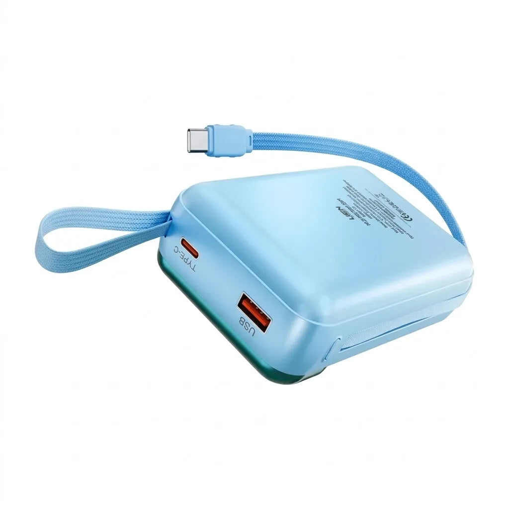 Login L-713 Aera 20,000mAh Power Bank with 35W Charging & Built-in Cables