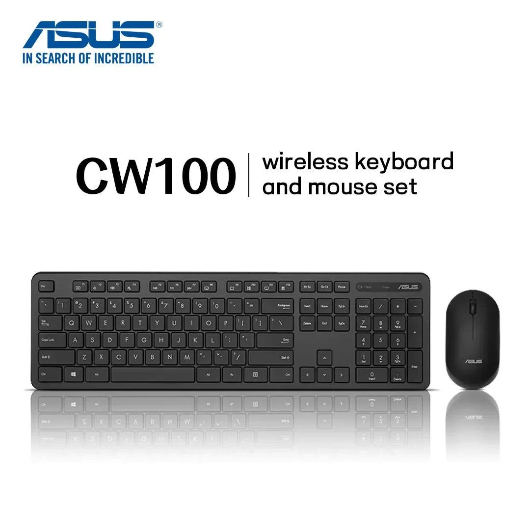 ASUS Wireless Keyboard and Mouse Set CW100 - dynsol