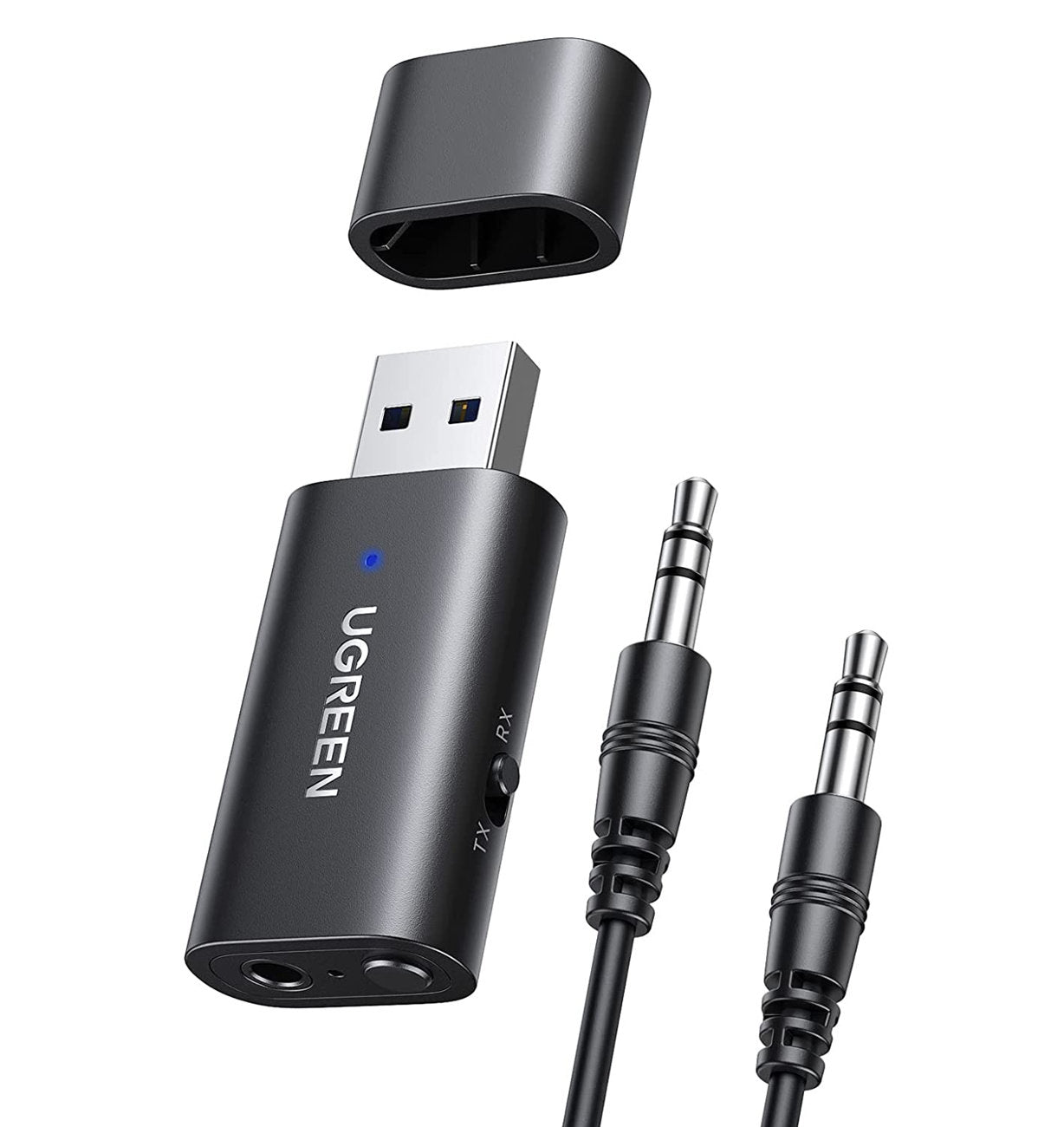 Ugreen Transmitter Bluetooth 5.1 Transmitter / Receiver Wireless Audio Adapter 3.5mm Mini Jack