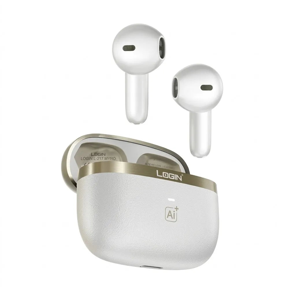Login L-217 Myro TWS Earbuds with Hybrid ANC, Six Mics & App EQ