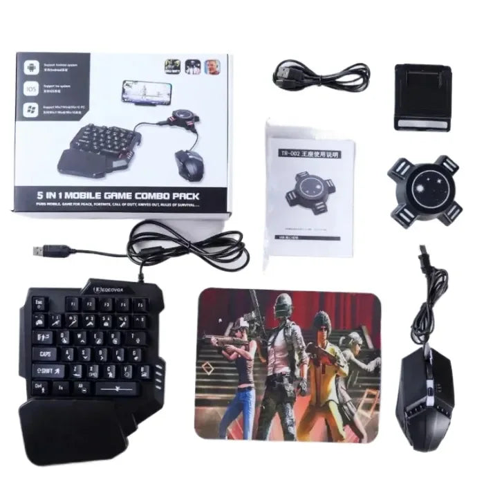 5-in-1 Video Game Controller Combo Pack - dynsol