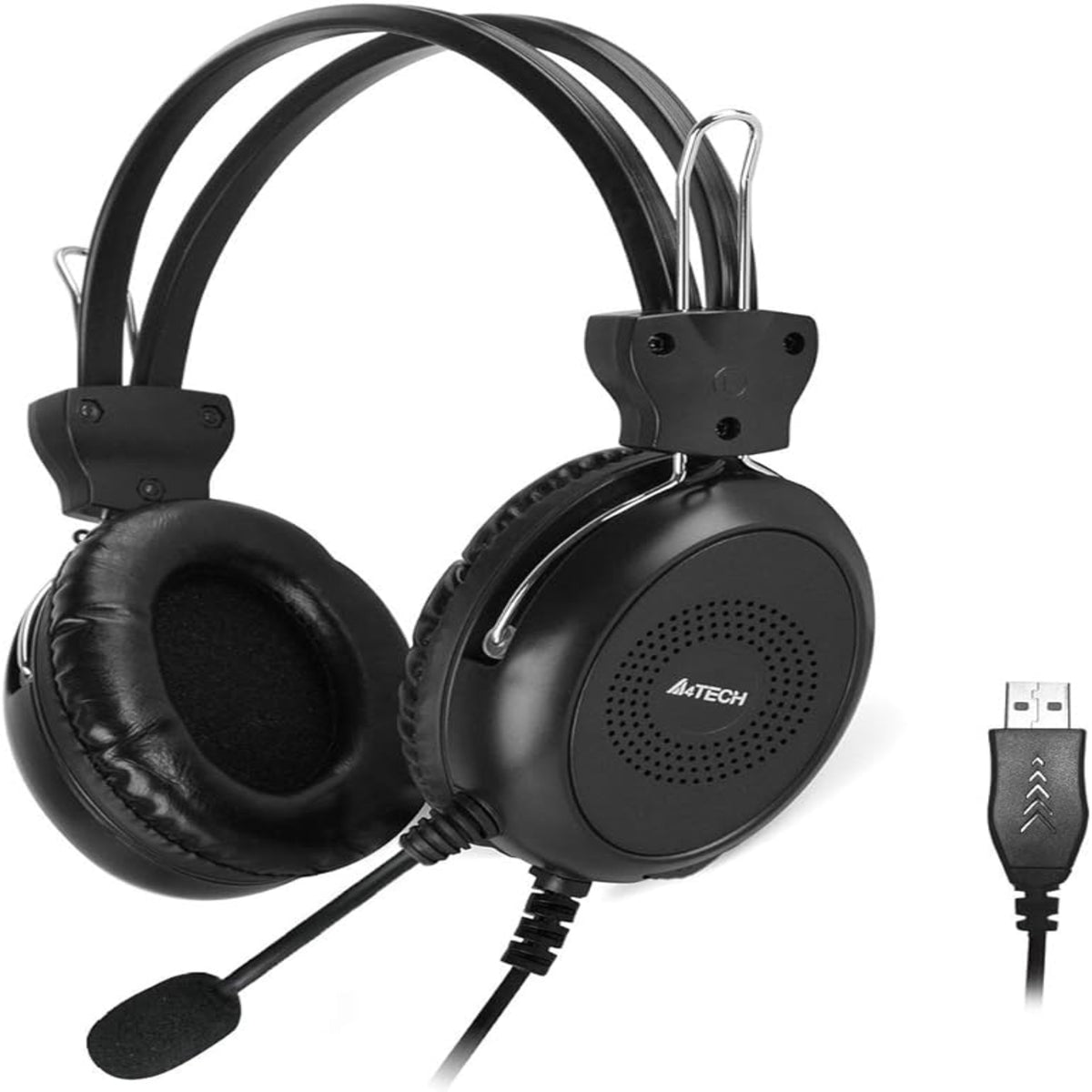 A4Tech HU-35 USB Black Headset With Mic
