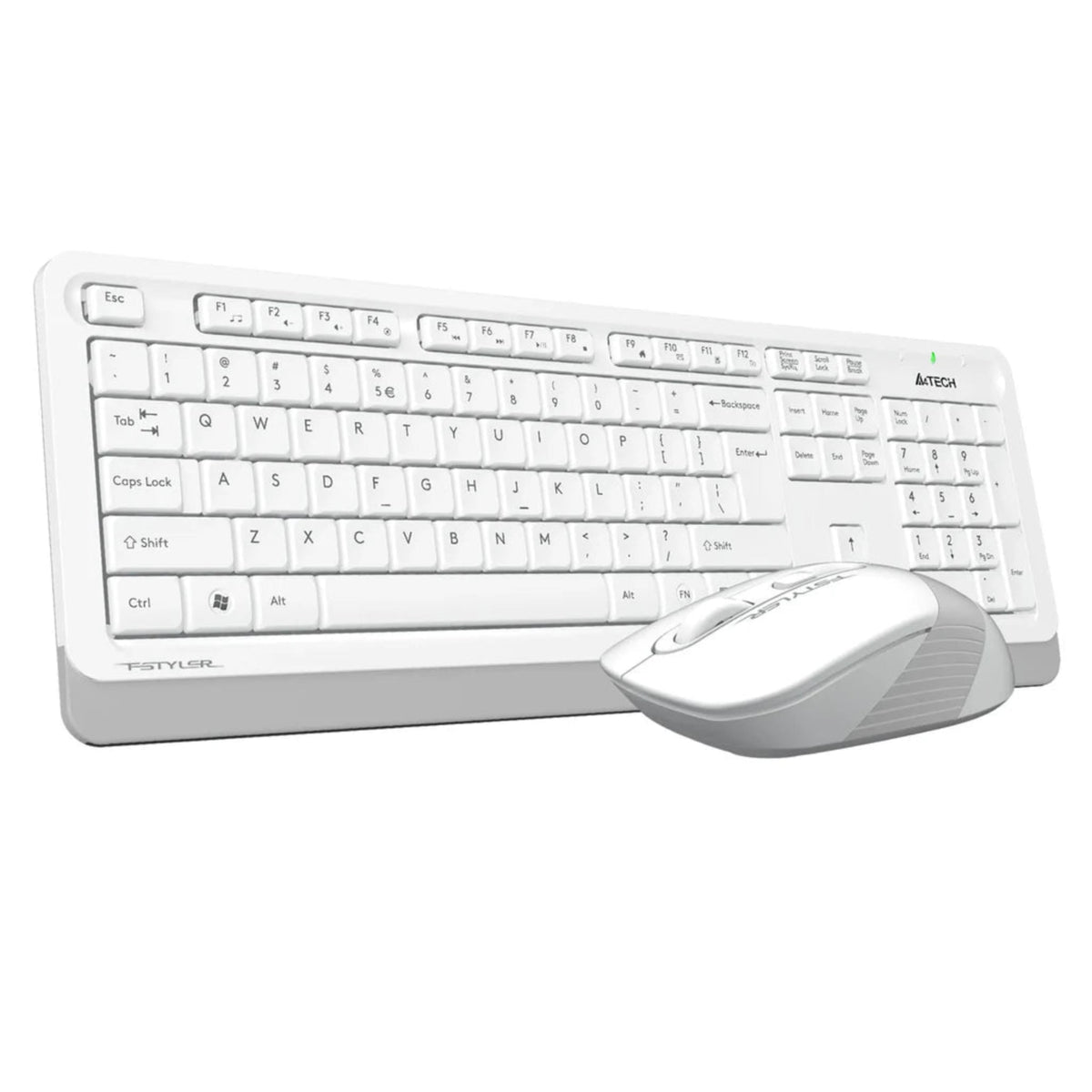 A4TECH FG1010S White Multimedia Keyboard + FG10S Silent Click Mouse Combo Price in Pakistan | Dynsol.pk
