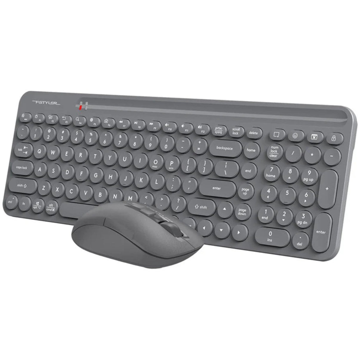 A4TECH FG3300 AIR2 Quiet Key 2-Zone Multimedia Keyboard (Grey) Price in Pakistan | Dynsol.pk