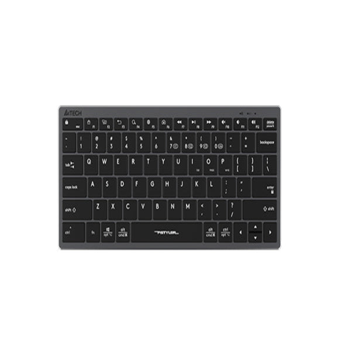 A4tech Fstyler FBX51C Dual Mode Bluetooth / 2.4G Wireless Compact Rechargeable Keyboard