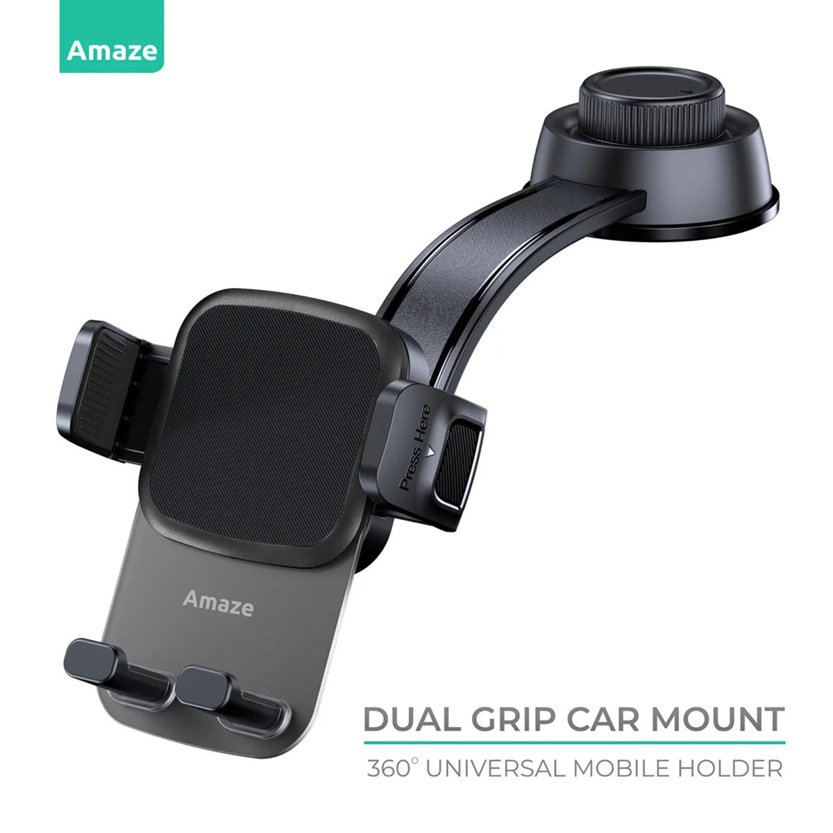 Amaze A590 Dual Grip 360 Degree Mobile Holder
