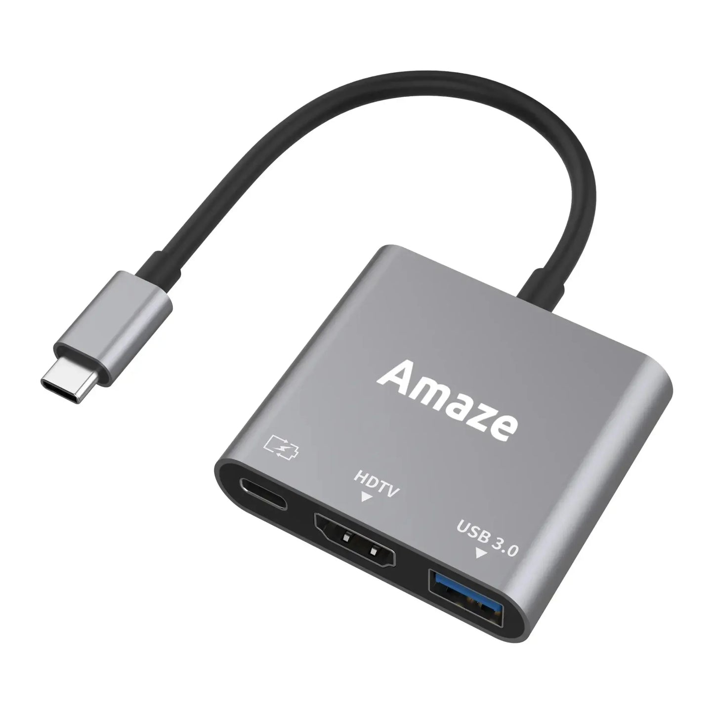Amaze A313 Type‑C to HDMI 4K + USB 3.0 + PD Adapter Price In Pakistan | Dynsol.pk - dynsol