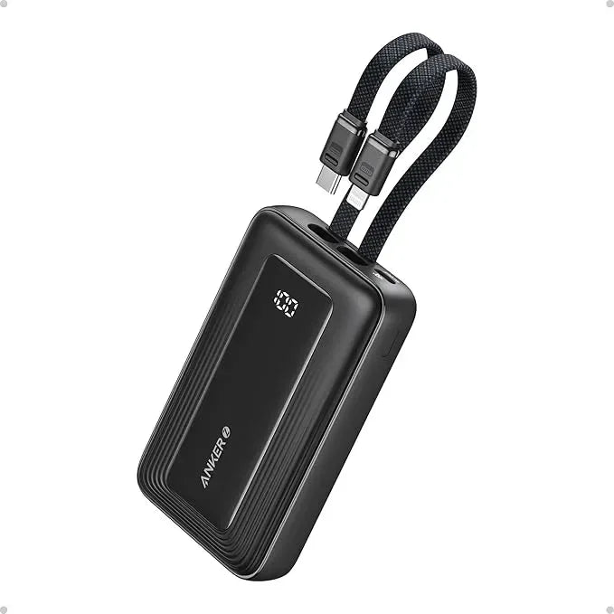 Anker Zolo A1680 Power Bank, 10,000mAh 30W Portable Charger with Built-in Cables Price in Pakistan | dynsol.pk - dynsol