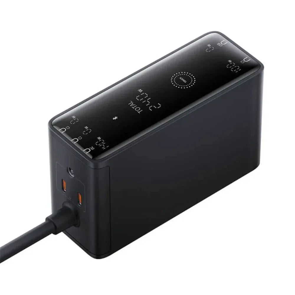 BASEUS Digital GaN Intelligent Desktop Fast Charger – 240W (3C + U + DC) US | Price in Pakistan | Dynsol.pk - dynsol
