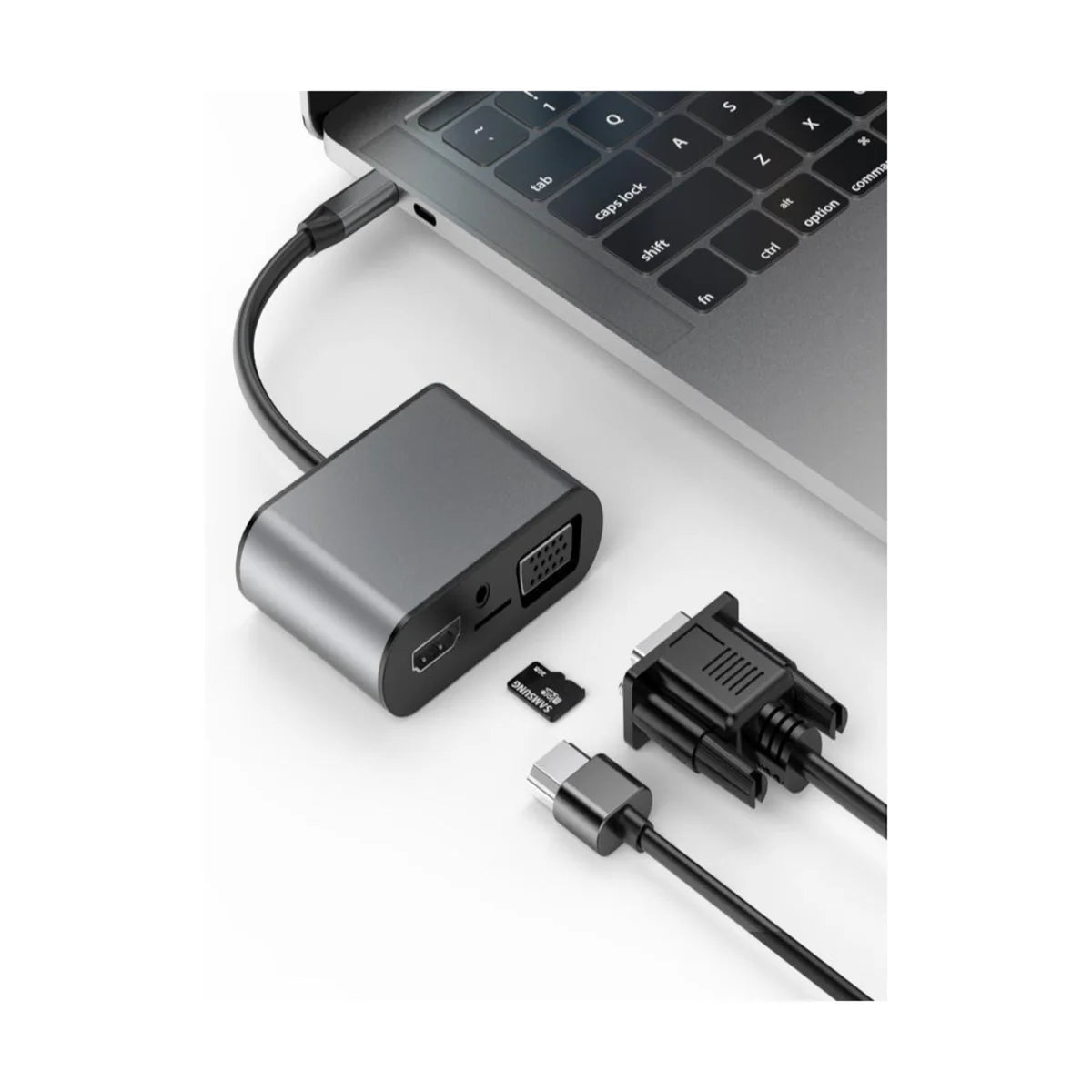 BASIX TW8R 8-in-1 USB-C Hub | Ultimate Connectivity Solution | Best Price in Pakistan | Dynsol.pk