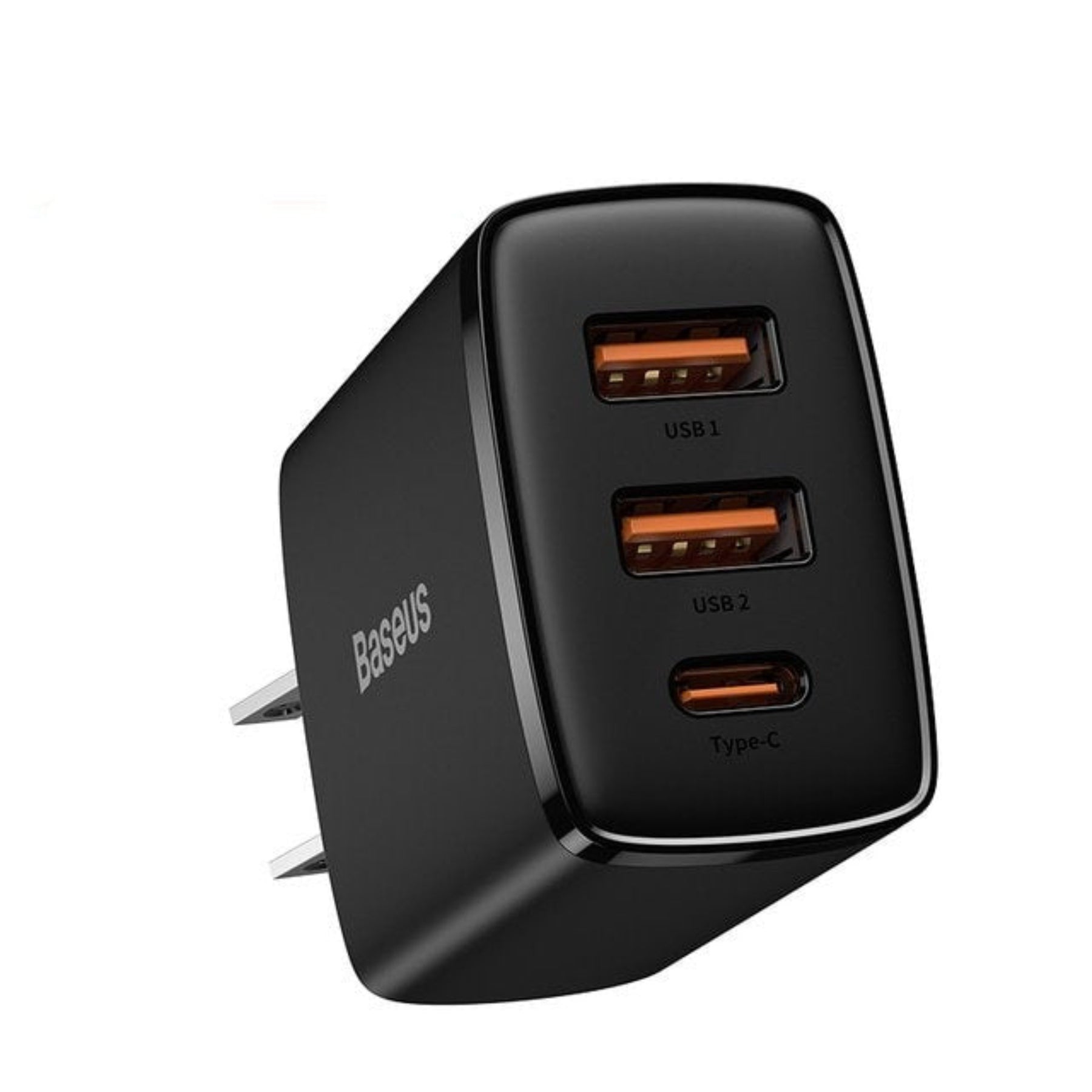 Baseus Compact Quick Charger 2U+C 30W EU Black