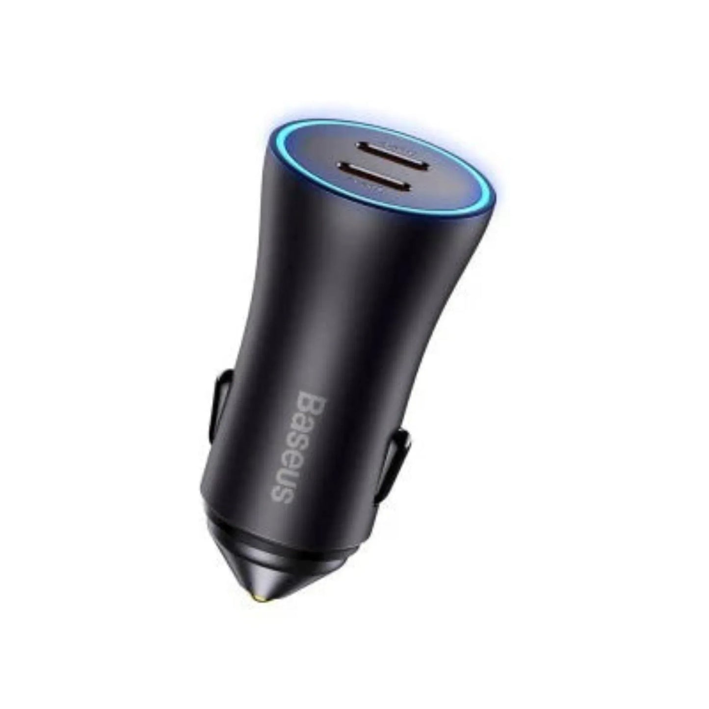 Baseus Golden Contactor Pro Dual Fast Charger Car Charger C+C 40W Dark Gray - dynsol