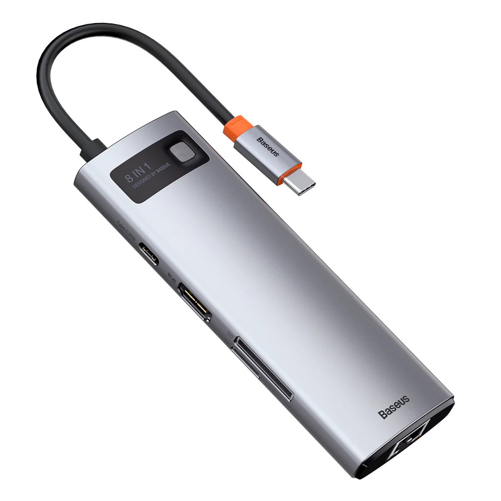 Baseus Metal Gleam 8-in-1 Type C HUB