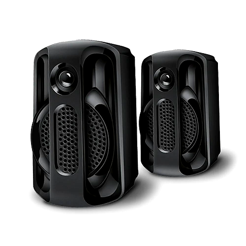 Faster E29 Theatre Core Speakers – 40W Audio, Dedicated Bass Driver, AC-Powered Design
