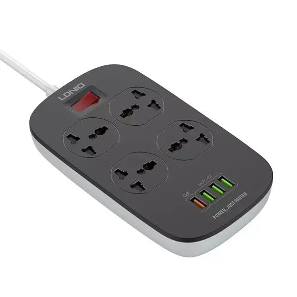 LDNIO SC4407 4 AC Outlets Universal Power Strip - dynsol