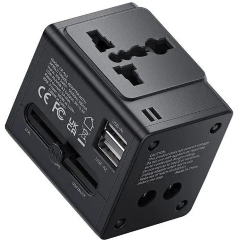 MCDODO CP-4120 Universal Travel Adapter PD20W + Dual USB Charger – Price in Pakistan | Dynsol.pk
