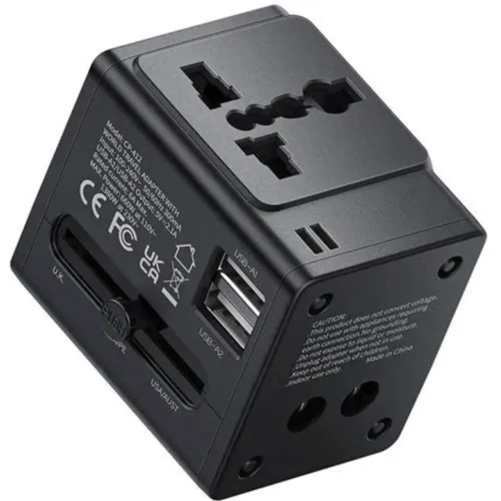 MCDODO CP-4120 Universal Travel Adapter PD20W + Dual USB Charger – Price in Pakistan | Dynsol.pk - dynsol