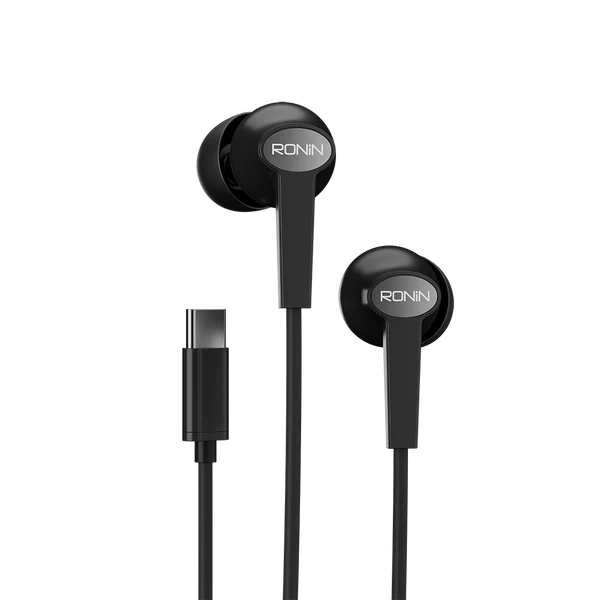 Ronin R-29 Type C Handfree with Mic Crystal Clear Sound Sweatproof Noise Isolating