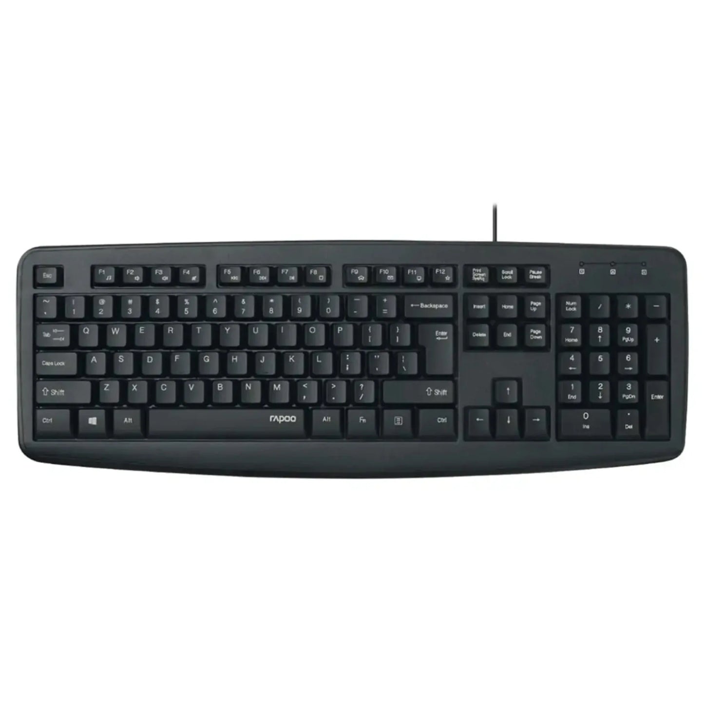 RAPOO NK2600 Wired Keyboard US_Black – Best Price in Pakistan | Dynsol.pk - dynsol