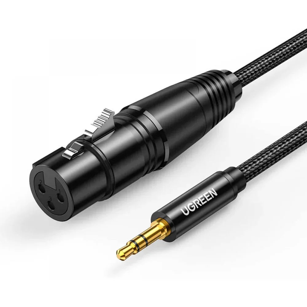 Ugreen 20763 1M 3.5mm to XLR Cable (Male to XLR Female) Microphone Cable – Best Price in Pakistan | Dynsol.pk - dynsol