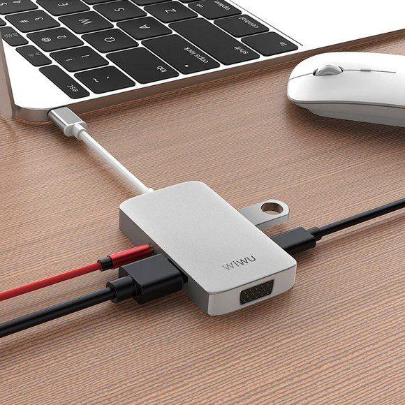 WIWU 5 in 1 513 HVP USB-C Adapter Type-C Hub – Best Price in Pakistan | Dynsol.pk - dynsol