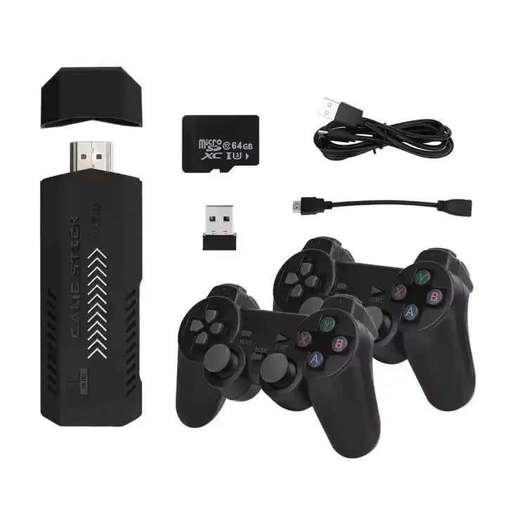 X2 Plus Retro Video Games Stick With 2 Wireless Controllers