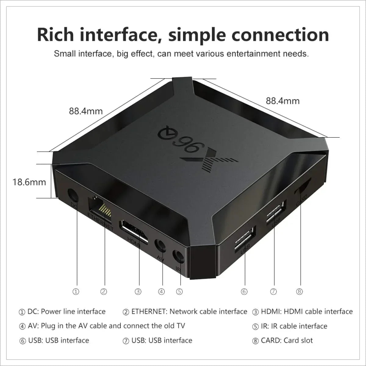 X96Q - 2GB+16GB - Android 10 - 4K - Smart Android Tv Box - dynsol