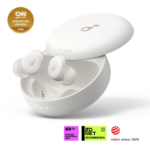 Anker Soundcore Sleep A30 wireless sleep earbuds for side sleepers with ultra comfort design and noise masking for better sleep