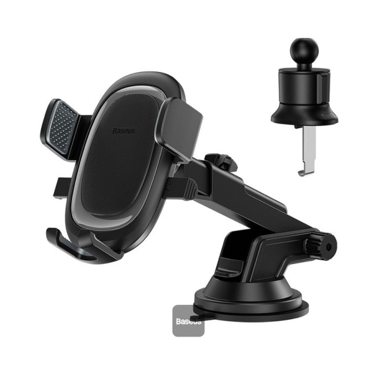 Baseus UltraControl Pro Series Clamp-Type Car Holder Set Cluster Black