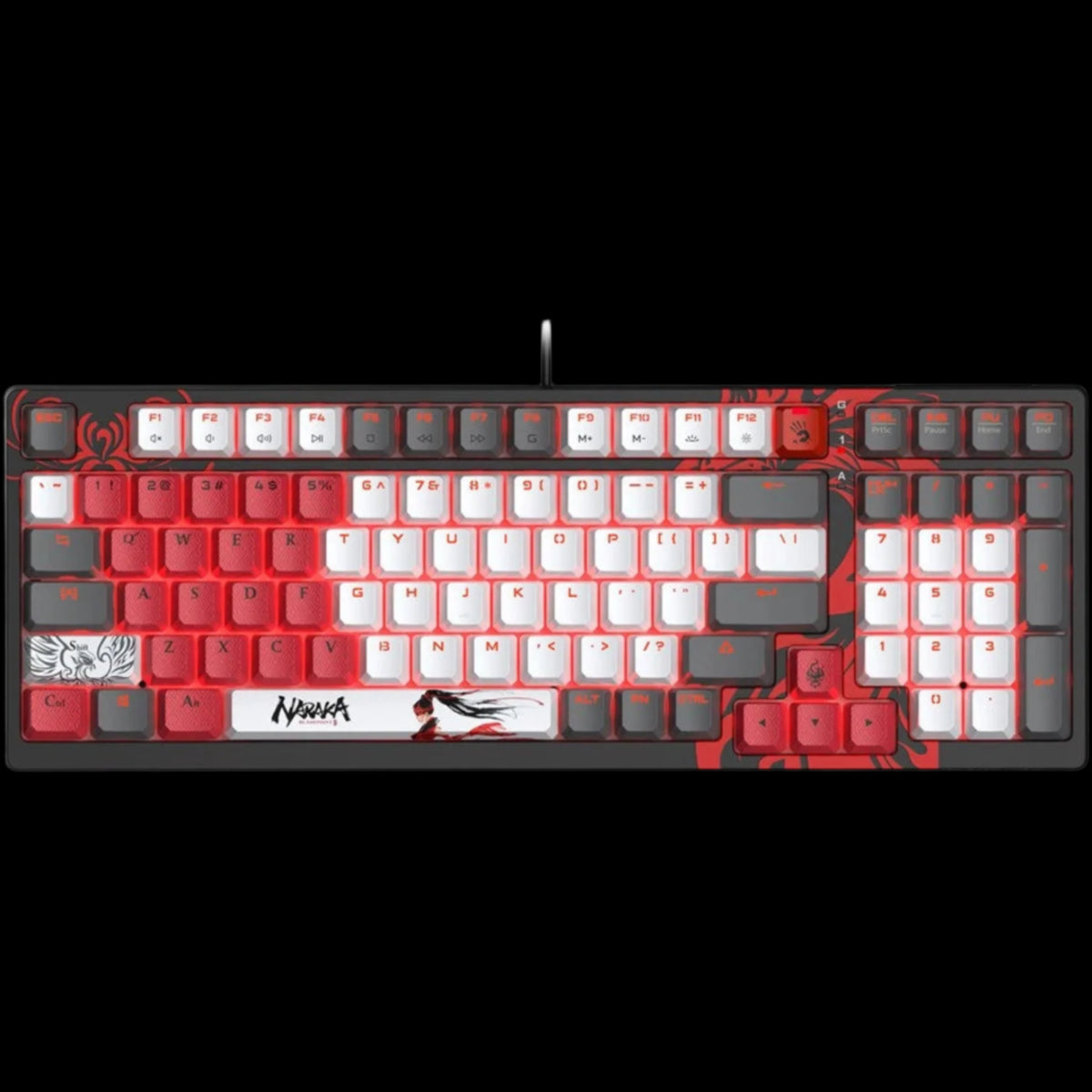 A4Tech S98 98 Keys RGB Mechanical Blms Red Switch Keyboard