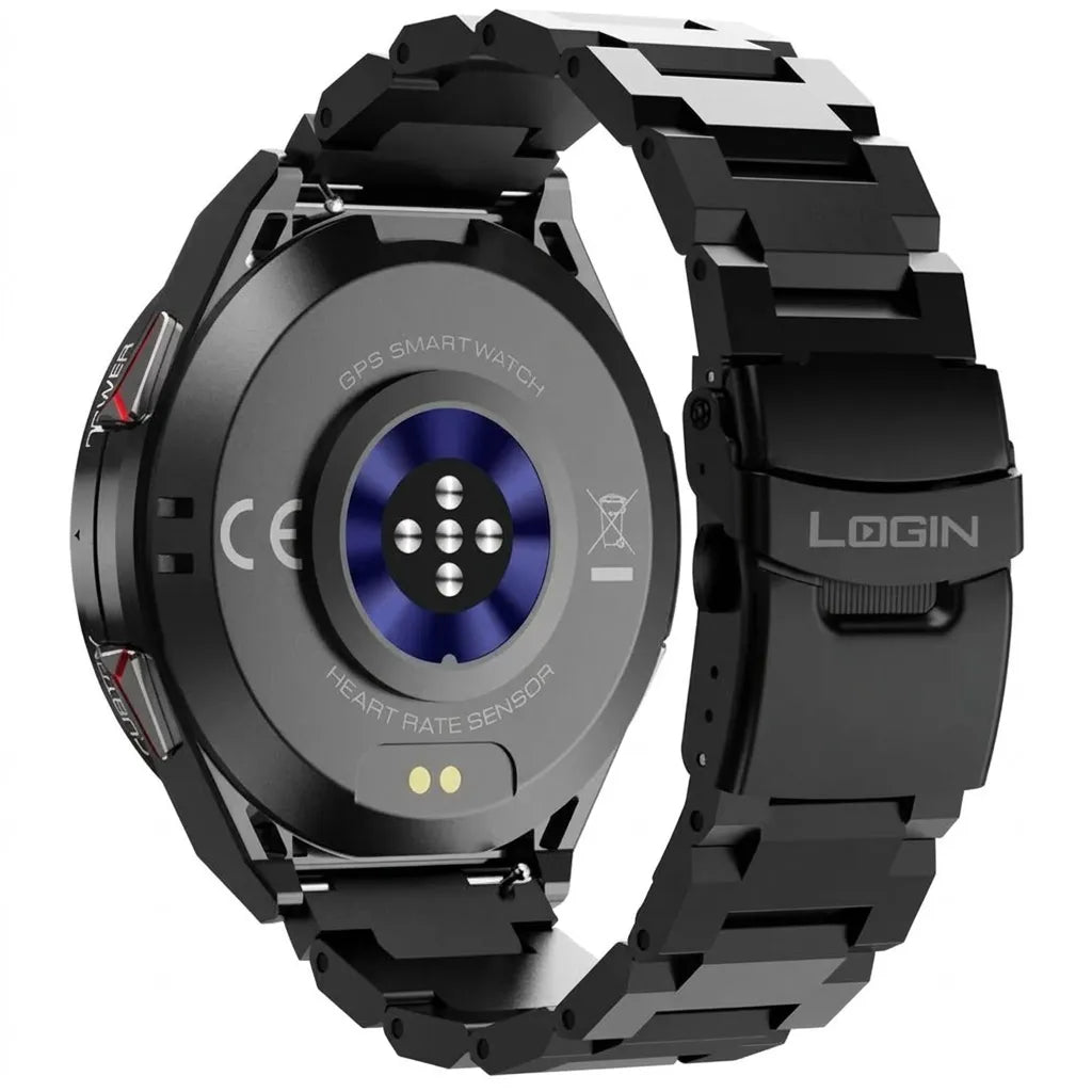 Login L-115 Glory GPS Smart Watch with Built-in GPS, AMOLED Display & Urdu Support