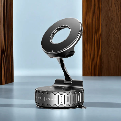 Goji wireless charging stand black design with adjustable phone holder for fast and convenient charging
