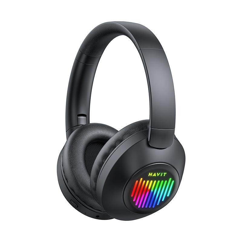Havit H663BT RGB Lighting Bluetooth v5.1 Over-Ear Foldable Wireless Headphones