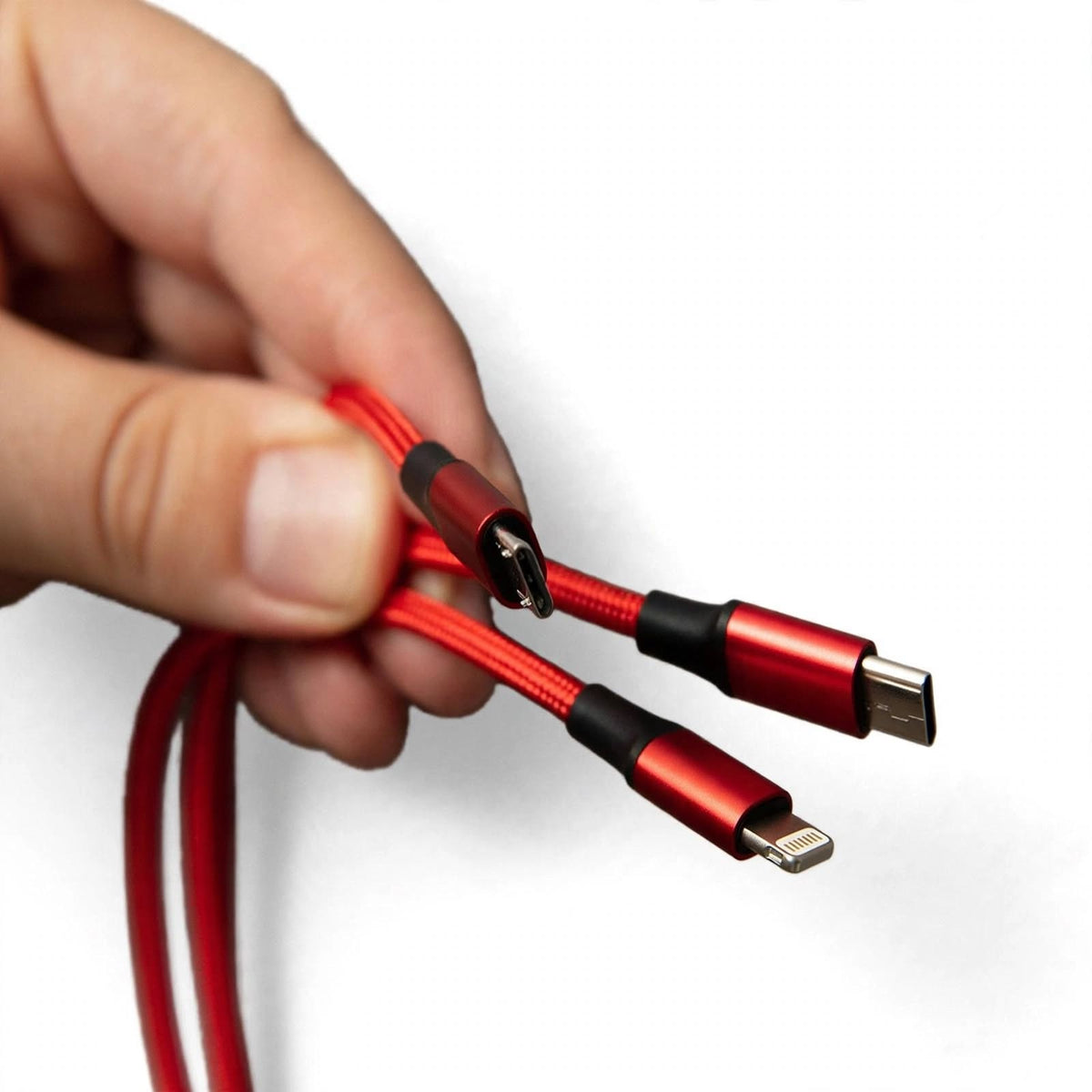 Faster FCTP7 2-in-1 Android & iOS Cable – two-in-one format & Android and iOS listed use