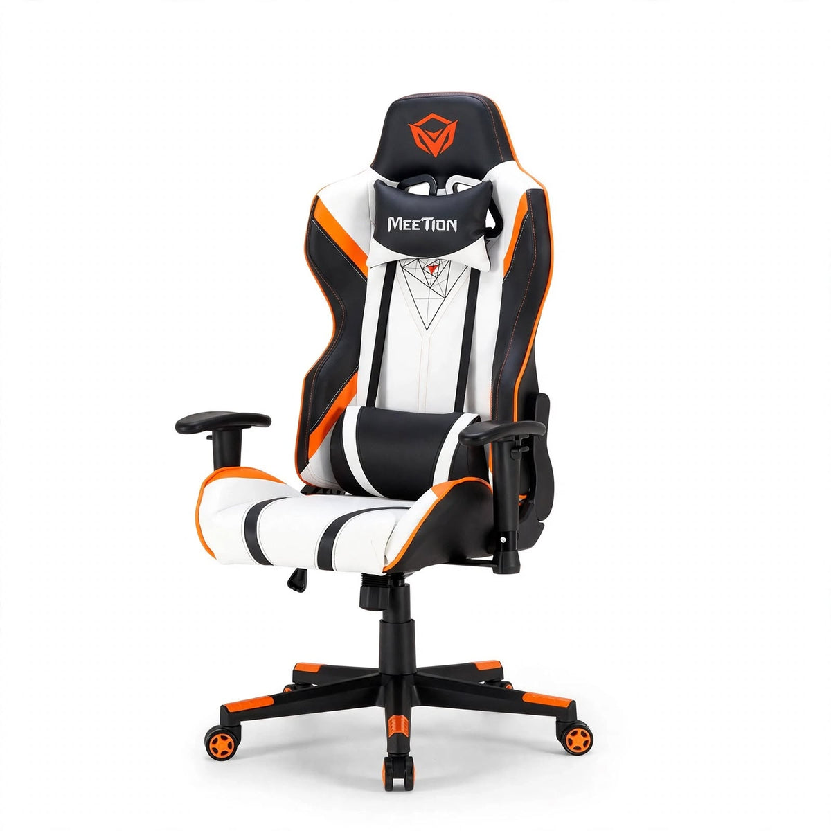 Meetion MT-CHR15 Gaming Chair with Adjustable Recline, Racing Style & Back Support