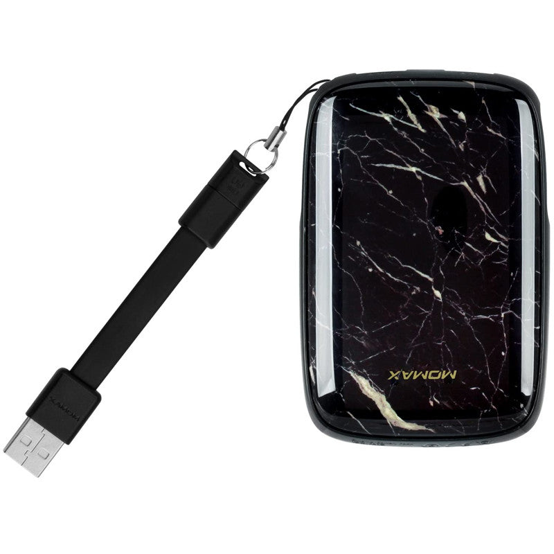 Momax IP61 iPower Art 9000mAh Power Bank Black