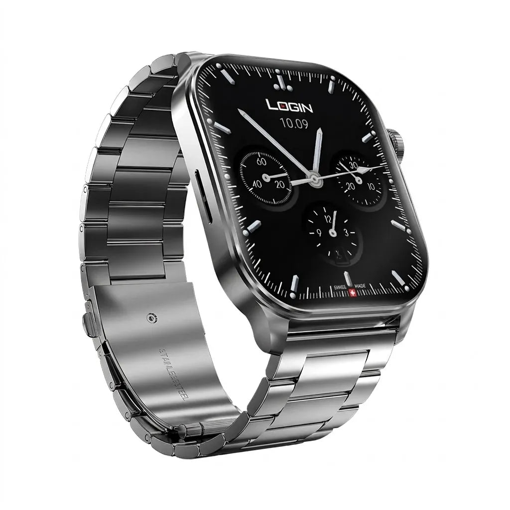 Login L-104 Elite Smart Watch for Fitness Tracking and Everyday Use
