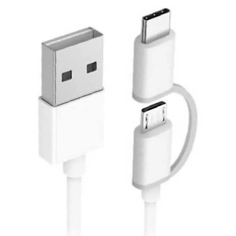 Mi 2 IN 1 USB Cable Micro USB To Type C (30CM)