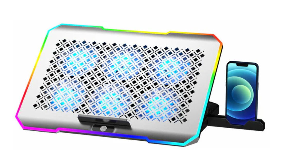 Laptop Cooling Stands in Pakistan: RGB, Aluminum & Multi-Fan Options