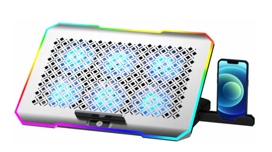 Laptop Cooling Stands in Pakistan: RGB, Aluminum & Multi-Fan Options