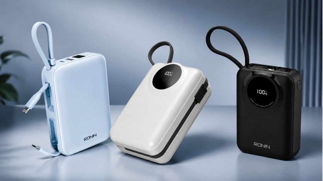 Ronin Power Bank Comparison: Zapster vs Megawatt vs Aqua Which Power Bank Is Best?