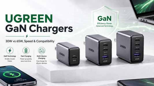 UGREEN GaN Charger Guide: 30W vs 65W, Speed and Compatibility