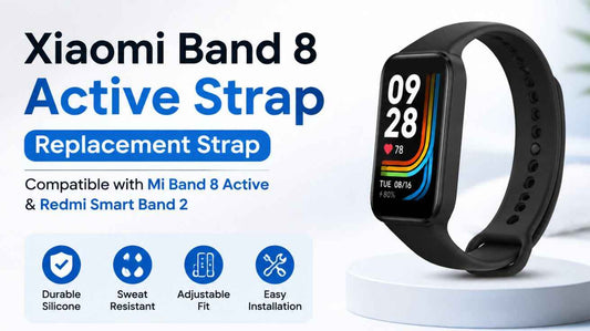 Xiaomi Band 8 Active Strap Replacement | Mi Band 8 & Redmi Band 2