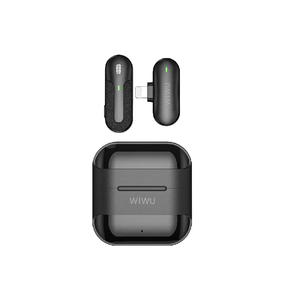 WiWU Wi-WM-001 Wireless Mini Microphone – Best Price in Pakistan | Dynsol.pk - dynsol
